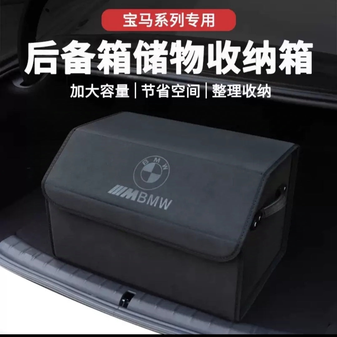 "BMW Luxury Trunk Organizer Storage Box - Premium Bag Organizer"