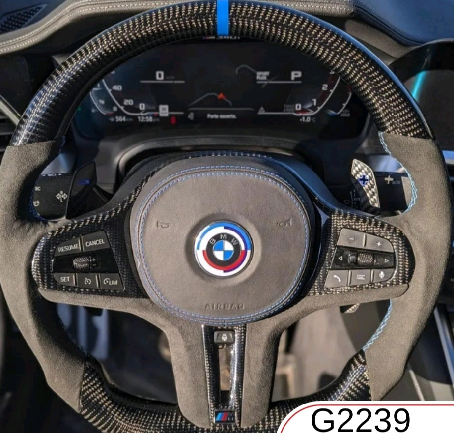 Alcantara Carbon Steering Wheel FOR BMW G series