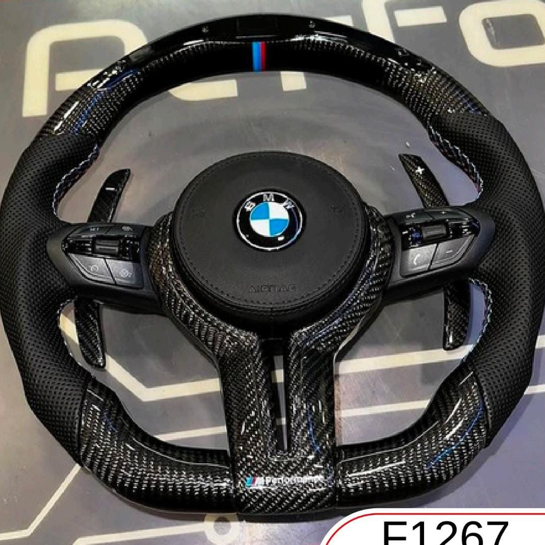 Customized Carbon Fiber with Led Steering Wheel for BMW F Series