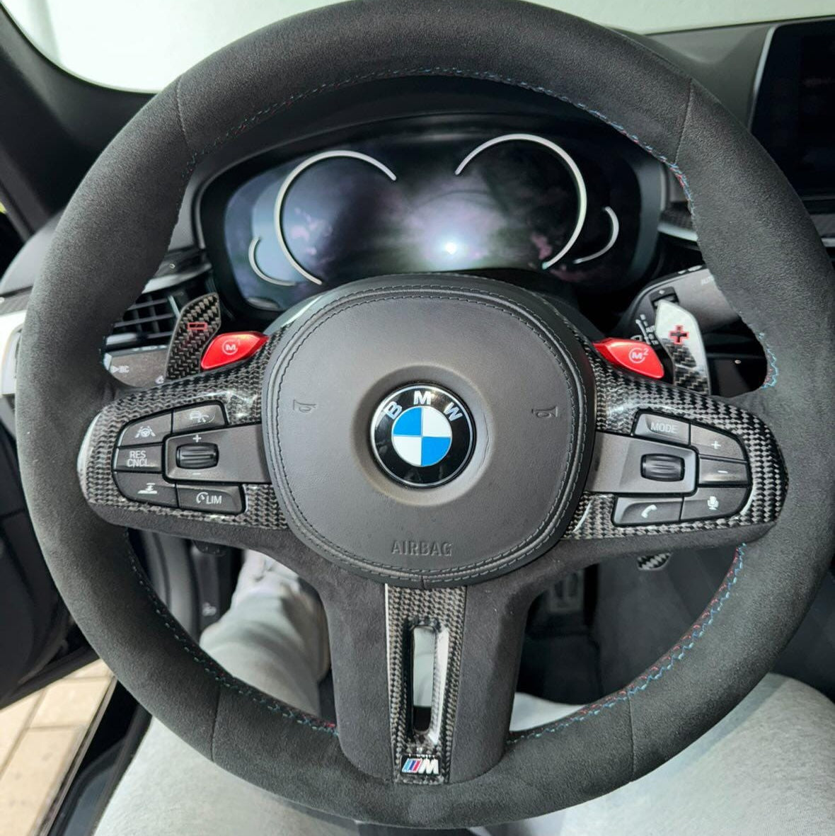 Full Alcantara Steering Wheel FOR BMW G series