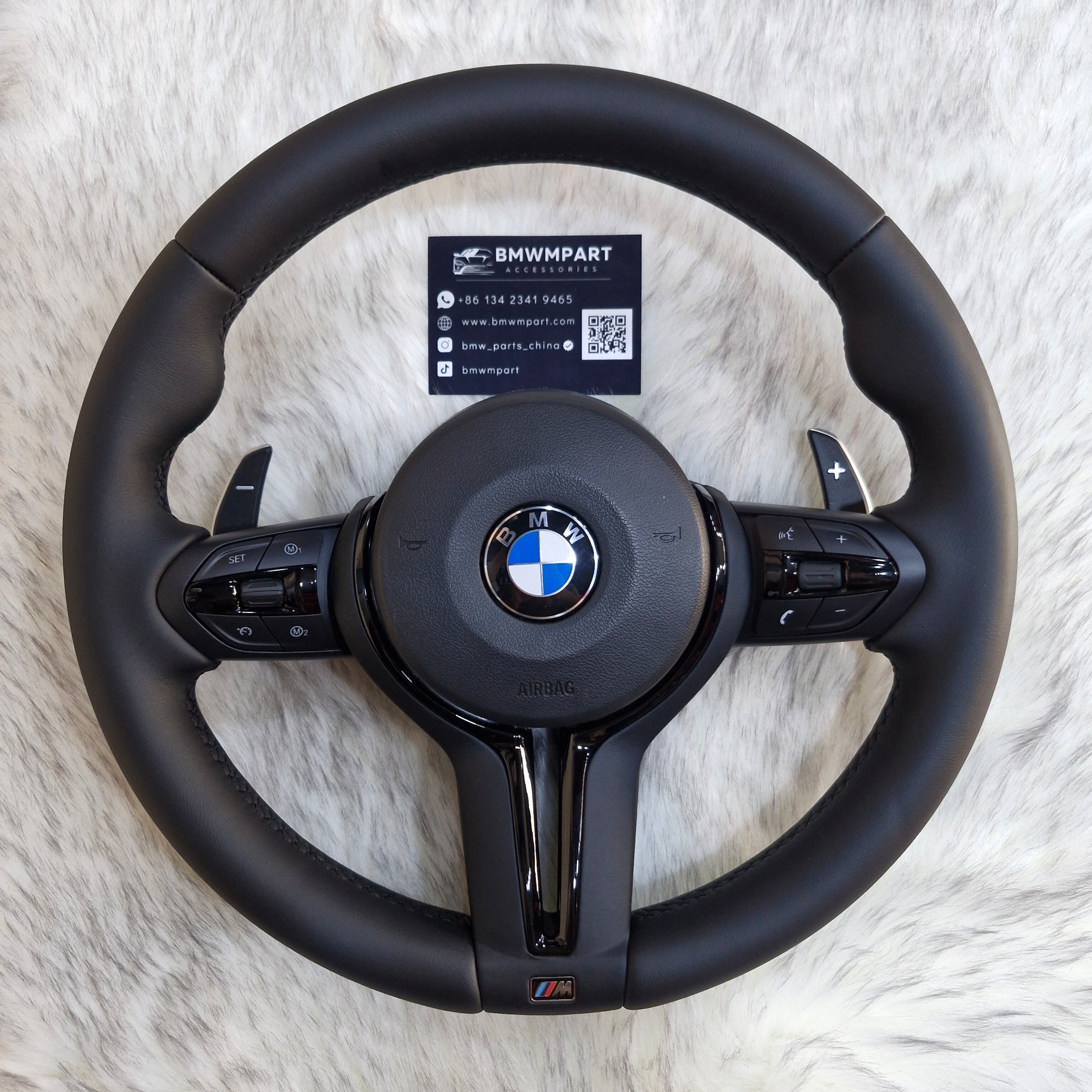 Black M Sport  Steering Wheel For BMW F Series